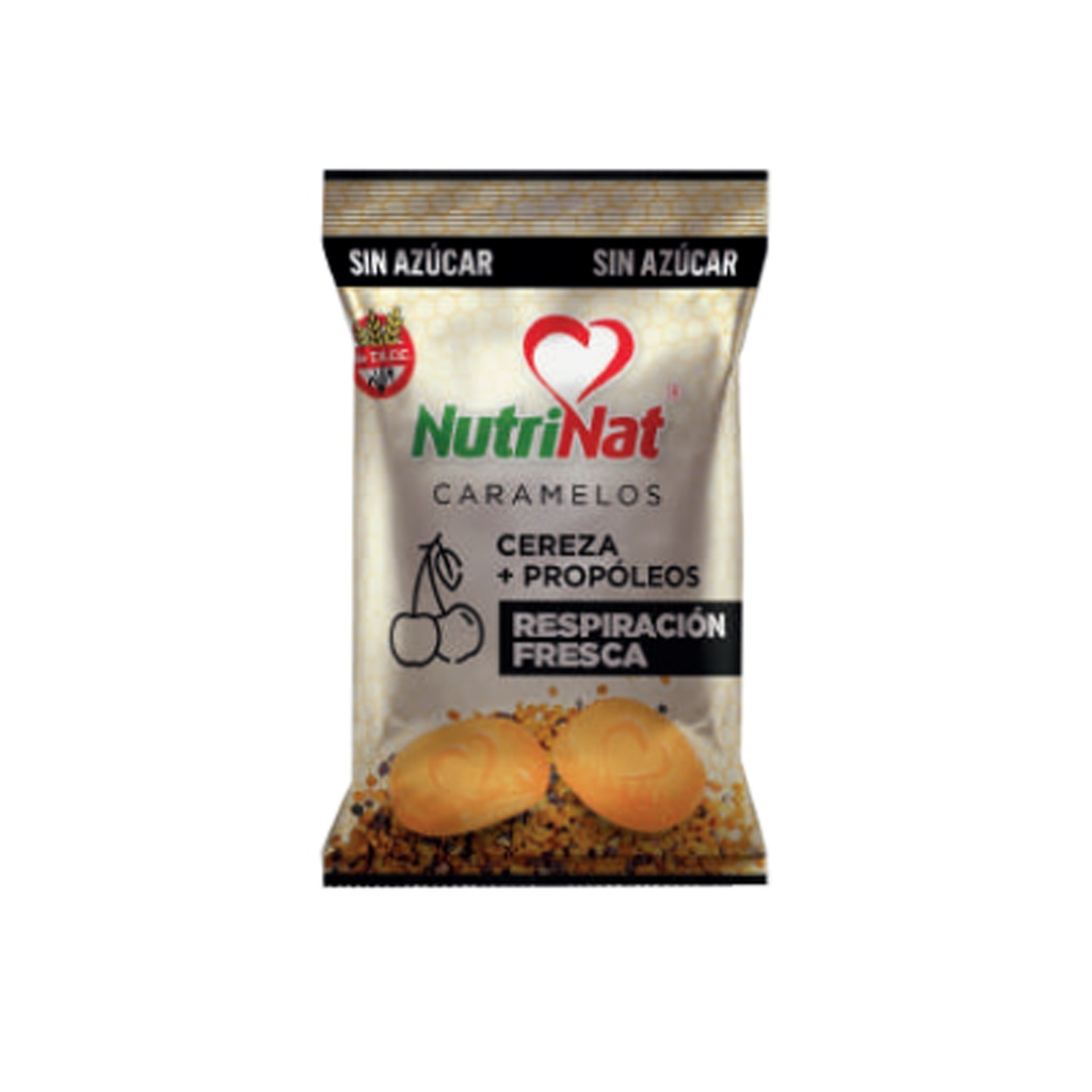 Caramelos Cherry +propòleos   Bolsa De 25 paquetitos x50 grs.