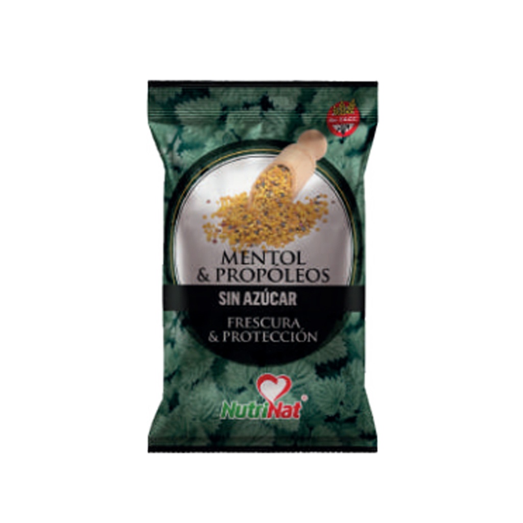 Caramelos Mentol  +propòleos   Bolsa De 25 paquetitos x50 grs. SIN AZUCAR