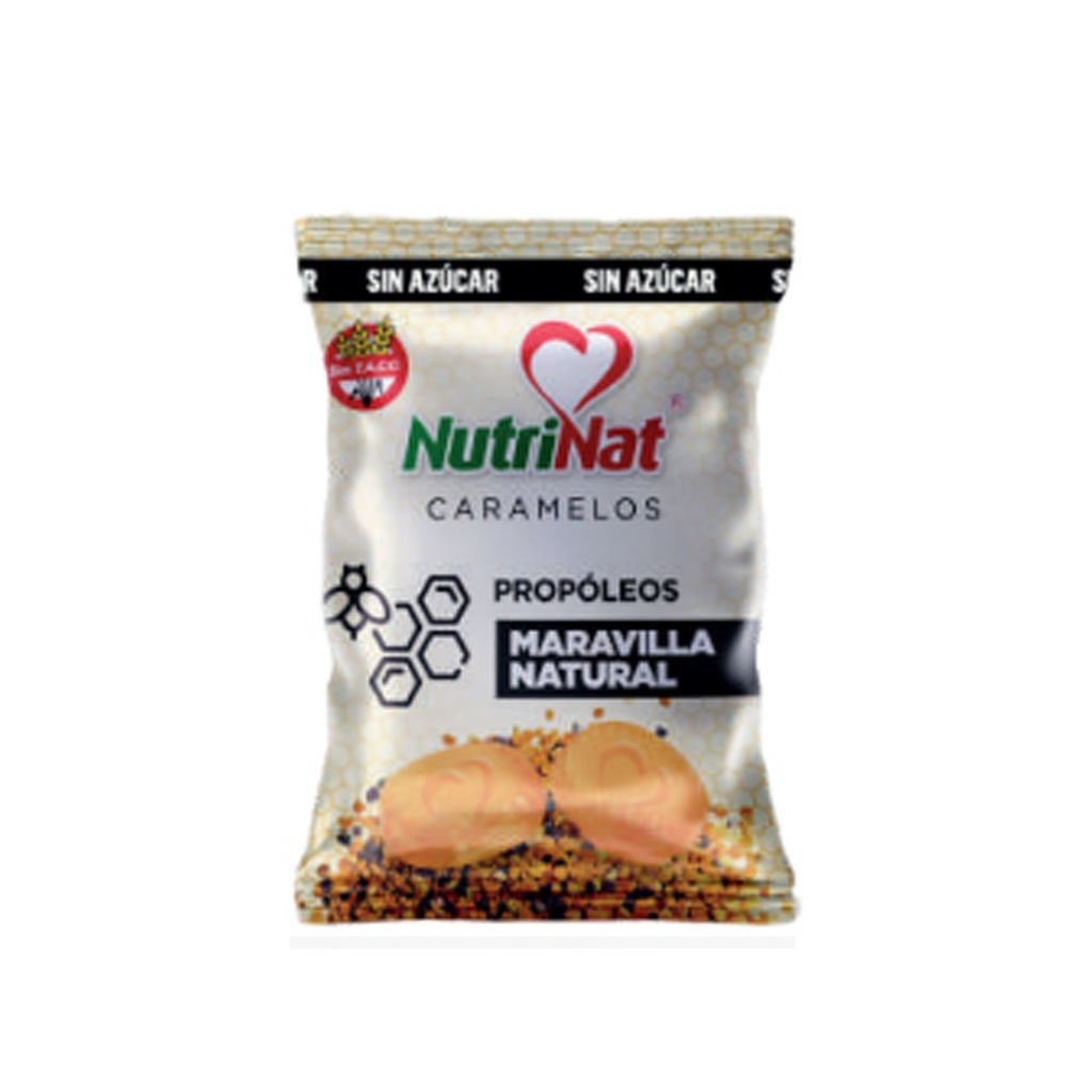 Caramelos Propòleos   Bolsa De 25 paquetitos x50 grs. SIN AZUCAR