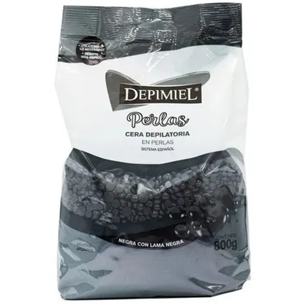  CERA EN PERLAS NEGRA 800 grs. DP1-138