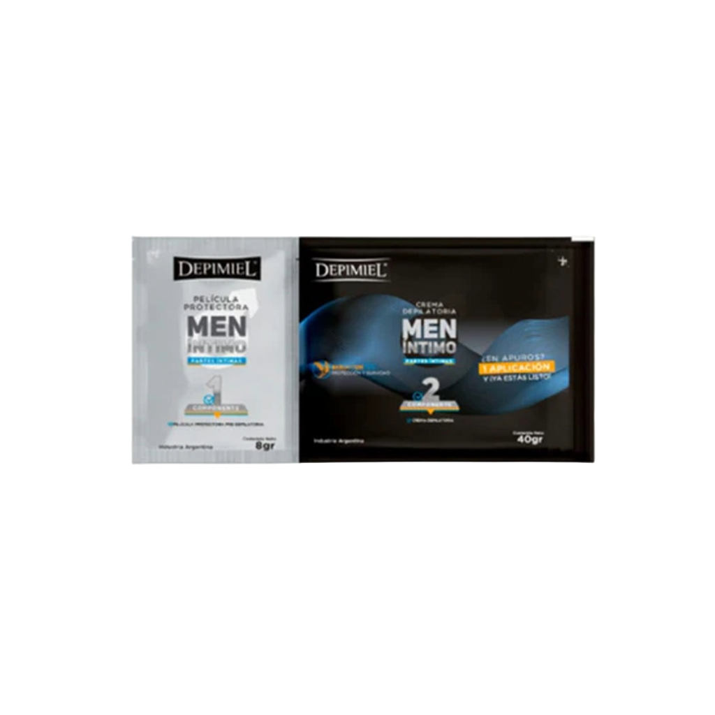 CREMA DEPILATORIA MEN ÍNTIMO EN SACHET 48 grs. DP1-387