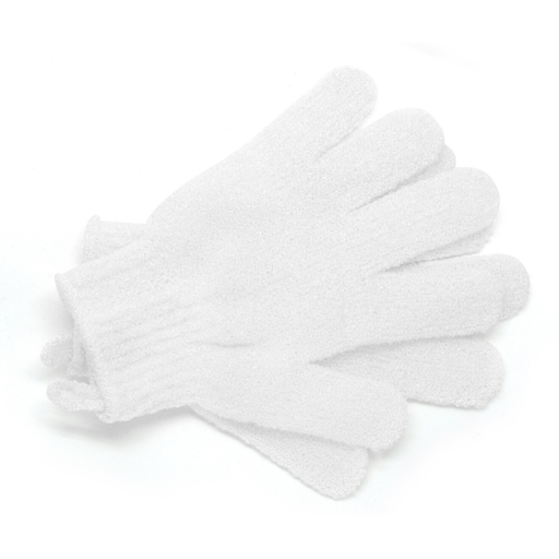 [BA2170] Guantes exfoliantes p. cuerpo (blancos)  BA2170