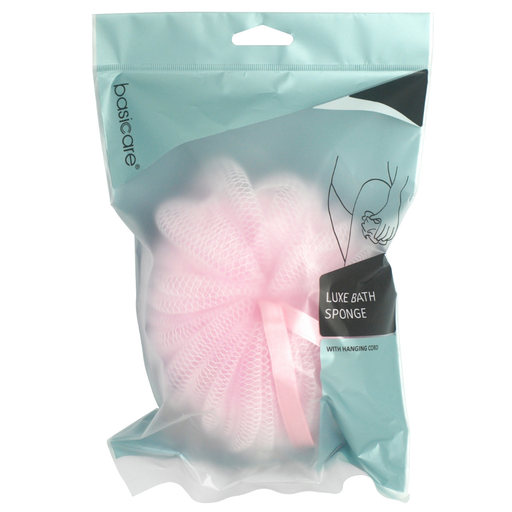 [BA2263] Pompón de baño de lujo rosa forma calabaza  BA2263