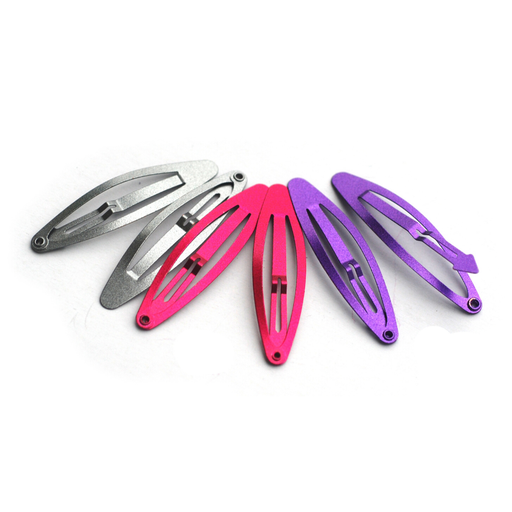 [BA3489] Hebillas para el cabello colores metalizados pack de 6 BA3489
