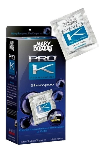 [MB67] Shampoo Pro K-keratina Sachetera x36un. MB MB67