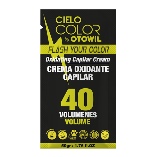 [OC164] Crema Oxidante Hierbas - 40Vol | Sobre x 50 grs. Caja x12u. OC164