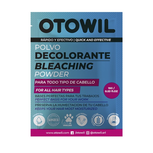 [OC12] Polvo decolorante | Sobre x15g | Caja x12u. OC12