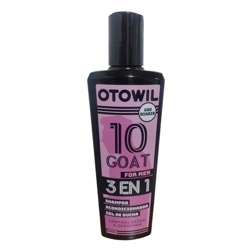 [oc249] 10 GOAT 3 en 1 (Shampoo + Acondicionador + Gel de Ducha) |Frasco 250g.  