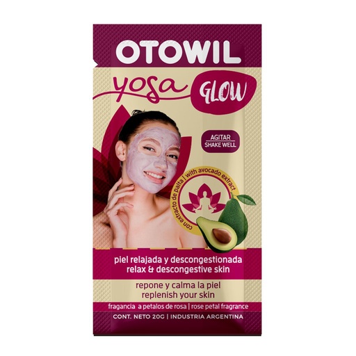 [OC97] Mascara Facial GLOW - Yoga Relax | Sachet x20g | Caja x 24 u.  OC97