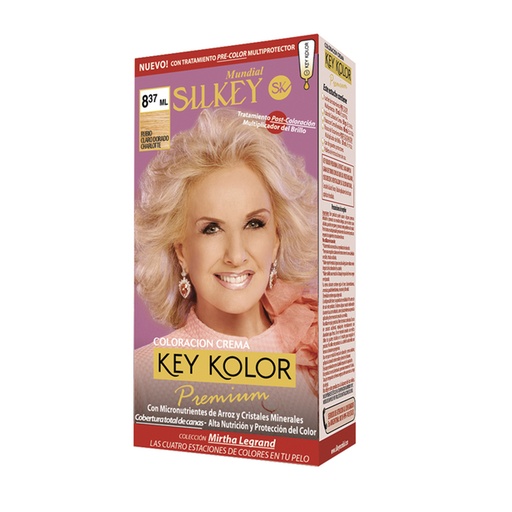 [SK701.8.37] RUBIO CLARO DORADO CHARLOTTE COLECCIÓN MIRTHA LEGRAND KIT SK701.8.37