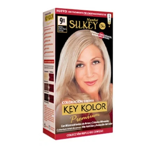 [SK700.9.1] RUBIO EXTRA CLARO CENIZA COLOR PREMIUM KIT SK700.9.1