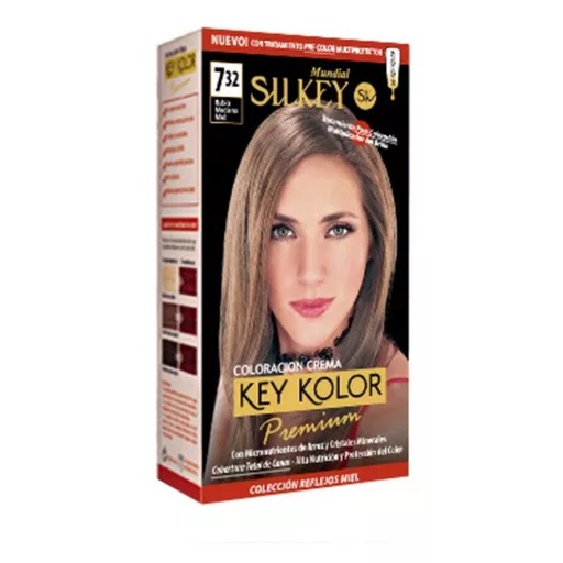 [SK700.7.32] RUBIO MEDIANO MIEL COLOR PREMIUM KIT SK700.7.32