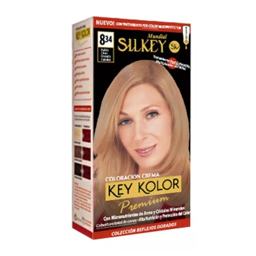 [SK700.8.34] RUBIO CLARO DORADO COBRIZO COLOR PREMIUM KIT SK700.8.34