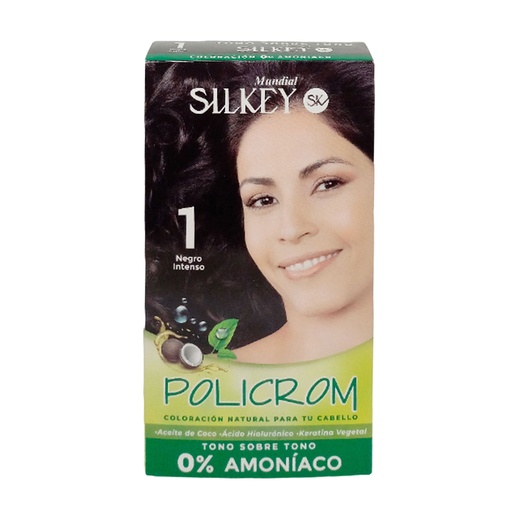 [SK41.1] NEGRO INTENSO POLICROM SIN AMONIACO KIT SK41.1