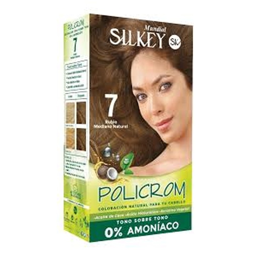 [SK41.7] RUBIO MEDIANO NATURAL POLICROM SIN AMONIACO KIT SK41.7