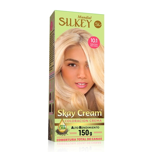 [SK55.1021] RUBIO EXTRA CLARO IRIZADO SKAY CREAM ALTO RENDIMIENTO KIT SK55.1021