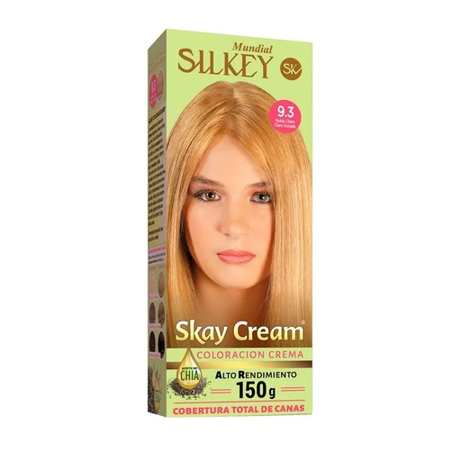 [SK55.9.3] RUBIO CLARO CLARO DORADO SKAY CREAM ALTO RENDIMIENTO KIT SK55.9.3