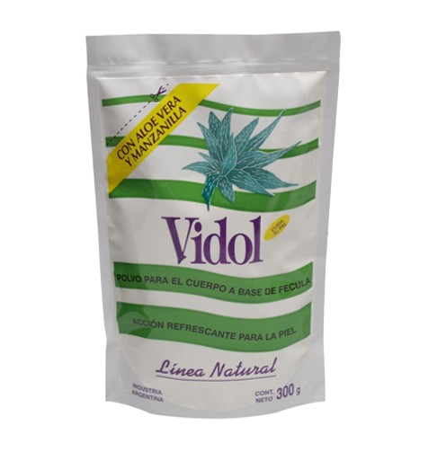 [VID508] Polvo de Fécula con Aloe Vera y Manzanilla Bolsa x 300 grs. VID508