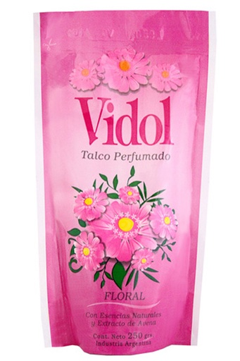 [VID594] Talco Perfumado Vidol c/Avena x 250 grs. (Bolsa) VID594