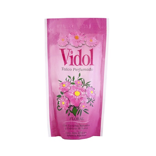 [VID594] Talco Perfumado Vidol c/Avena x 250 grs. (Bolsa) VID594