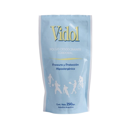 [VID596] Polvo Desodorante Vidol Bolsa x 250 grs. VID596