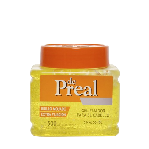 [VID535] Gel Fijador de Preal Brillo Mojado Frasco x 500 grs. VID535
