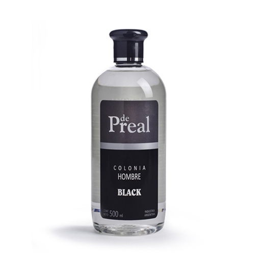 [VID566] Colonia de Preal PET x 500 ml. Hombre (Black) VID566