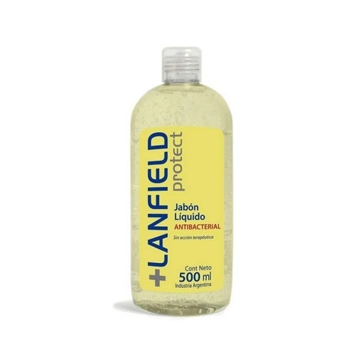 [VID712] Jabon Antibacterial Lanfield x 500 ml.  (Repuesto con Tapa) VID712