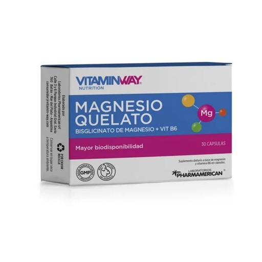 [AQ179] MAGNESIO QUELATO x 30 CAP. AQ179