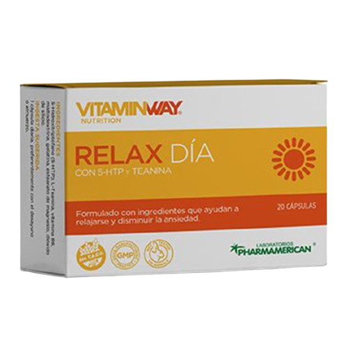 [AQ117] RELAX DÍA VITAMIN WAY - Estuche x 20 cápsulas AQ117