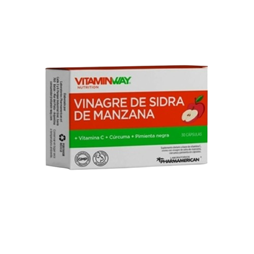 [AQ196] VINAGRE DE SIDRA DE MANZANA VW x 30 cápsulas AQ196