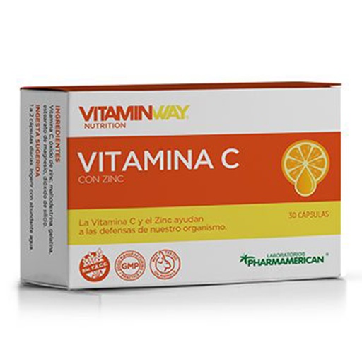 [AQ138] VITAMINA C x 30 cápsulas AQ138