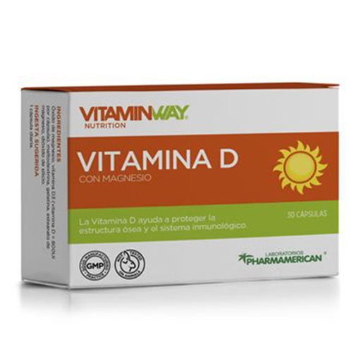 [AQ141] VITAMINA D- Estuche x 30 cápsulas aq141