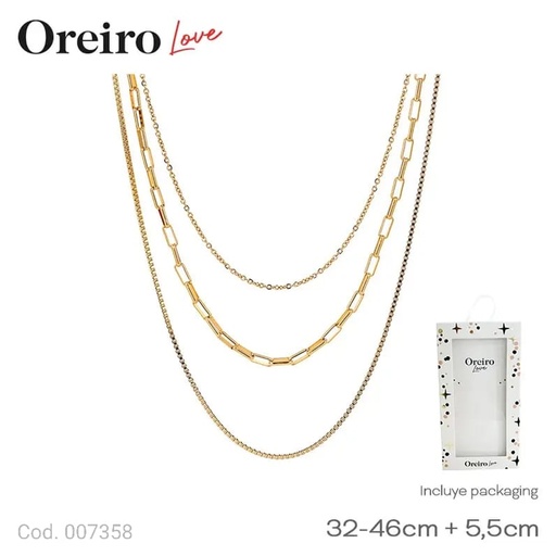 [AC7358] COLLAR ACERO OREIRO  AC7358