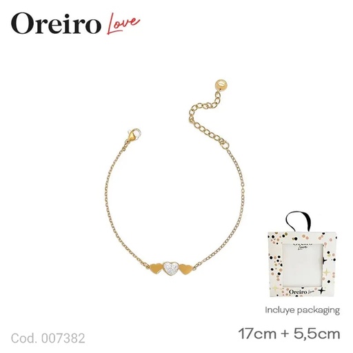 [AC7382] PULSERA ACERO OREIRO  AC7382