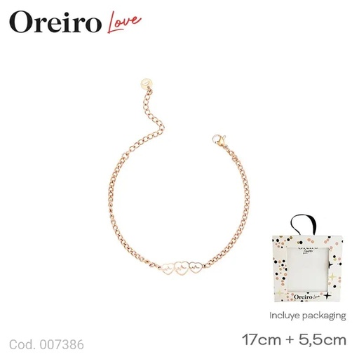 [AC7386] PULSERA ACERO OREIRO             AC7386                 