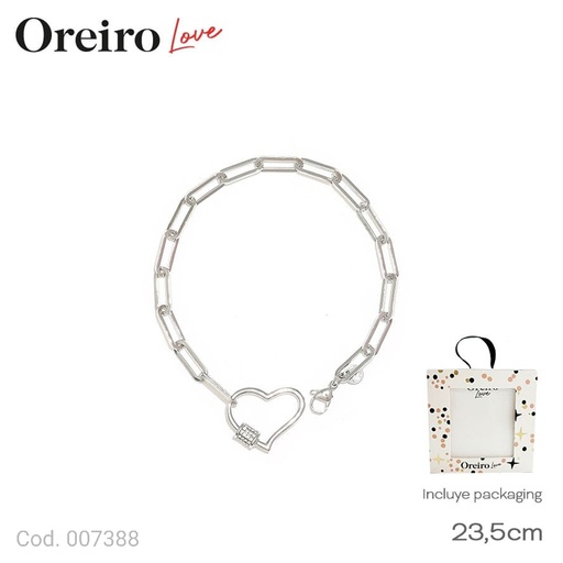 [AC7388] PULSERA ACERO OREIRO  AC7388