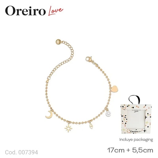 [AC7394] PULSERA ACERO OREIRO                         AC7394
