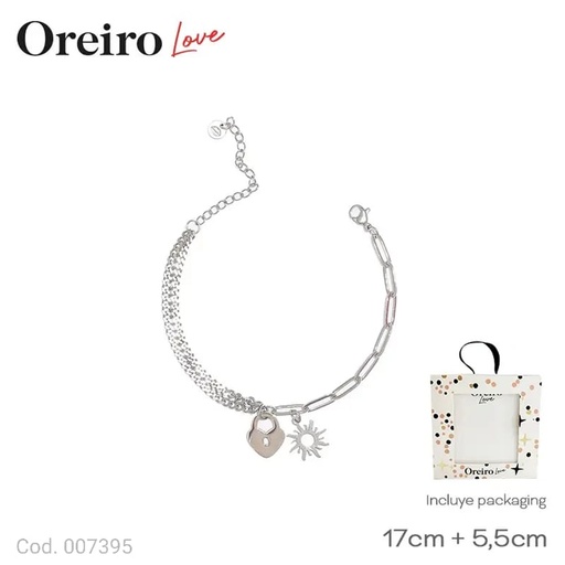 [AC7395] PULSERA ACERO OREIRO    AC7395                          
