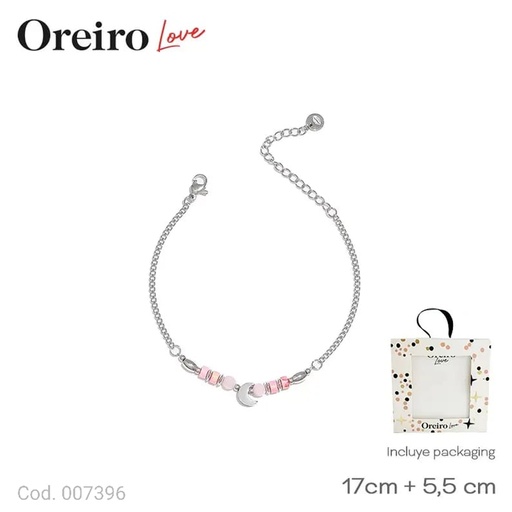 [AC7396] PULSERA ACERO OREIRO  AC7396