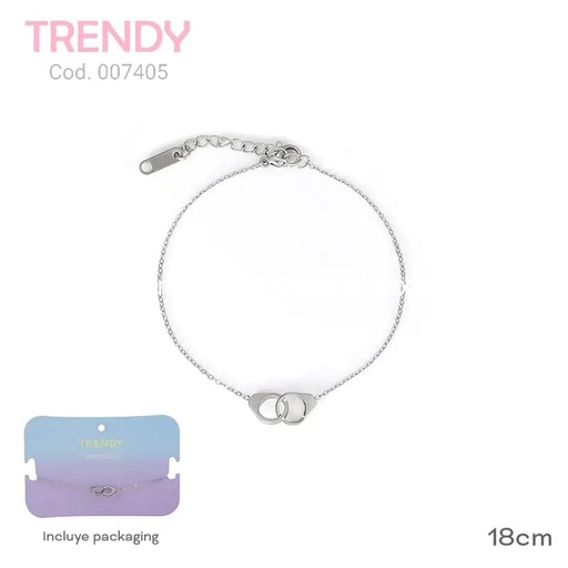 [AC7405] PULSERA ACERO TRENDY         AC7405                    