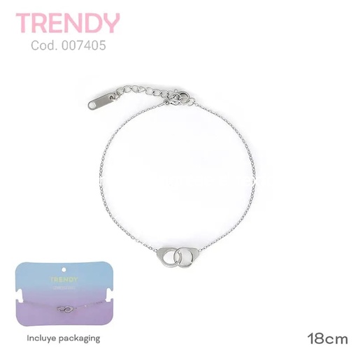 [AC7405] PULSERA ACERO TRENDY  AC7405