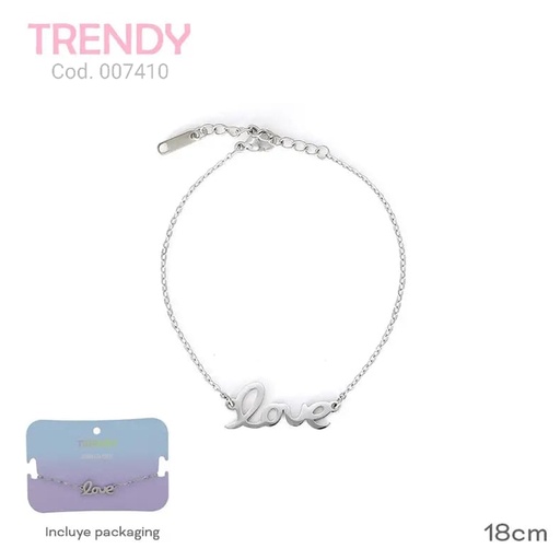 [AC7410] PULSERA ACERO TRENDY  AC7410