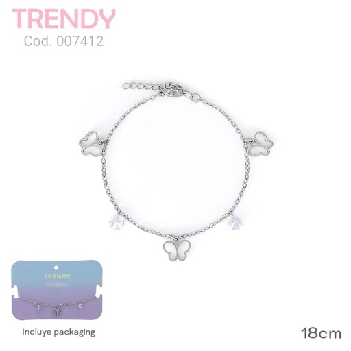 [AC7412] PULSERA ACERO TRENDY  AC7412