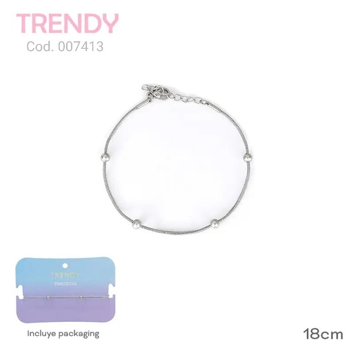 [AC7413] PULSERA ACERO TRENDY  AC7413