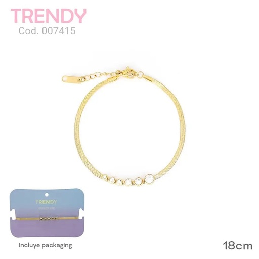 [AC7415] PULSERA ACERO TRENDY  AC7415