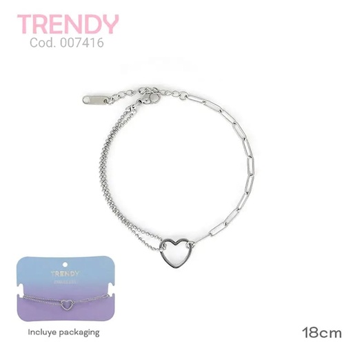 [AC7416] PULSERA ACERO TRENDY  AC7416