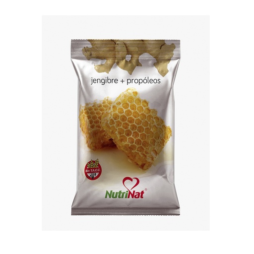 [NU1053] Caramelos Jengibre + propòleos    Bolsa 25 paquetitos X 50 grs.