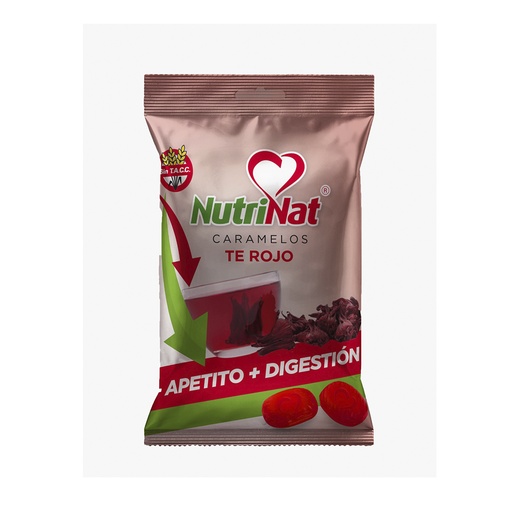 [NU693] Caramelos Té rojo   Bolsa 25 paquetitos X 50 grs.