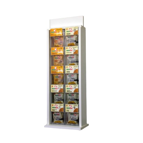 [NU1681] EXHIBIDOR CARAMELOS NUTRINAT X 10 MÓDULOS  (CON CARGA) NU1681